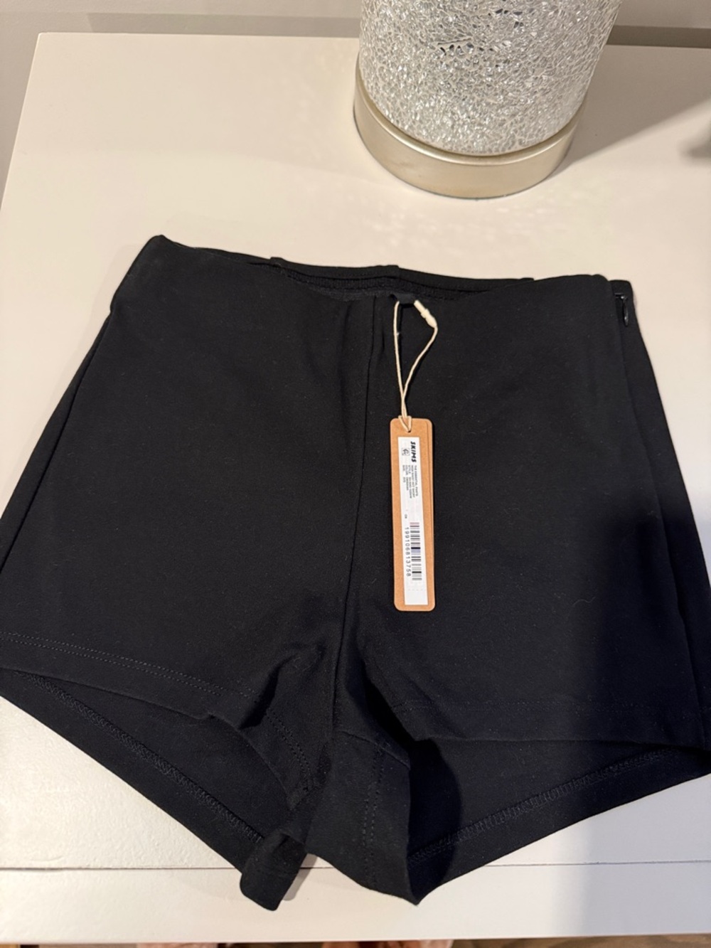 SKIMS Black High-Rise Bike Shorts